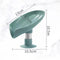 Leaf Shape Soap Box Drain Soap Holder Box Bad Dusche Seifenhalter Schwamm Storage Plate Tray Bad Zubehör Bad Gadge